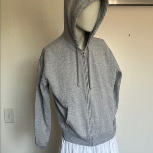 H&M Zip-Up Hoodie SIZE LARGE COLOR GRAY